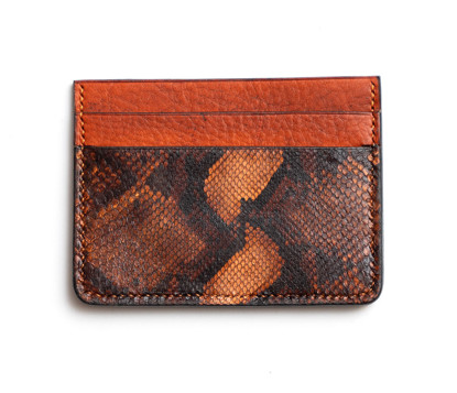 Picture of Orange credit card wallet 1/1