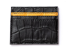 Picture of Black Croc Card Wallet 1/1